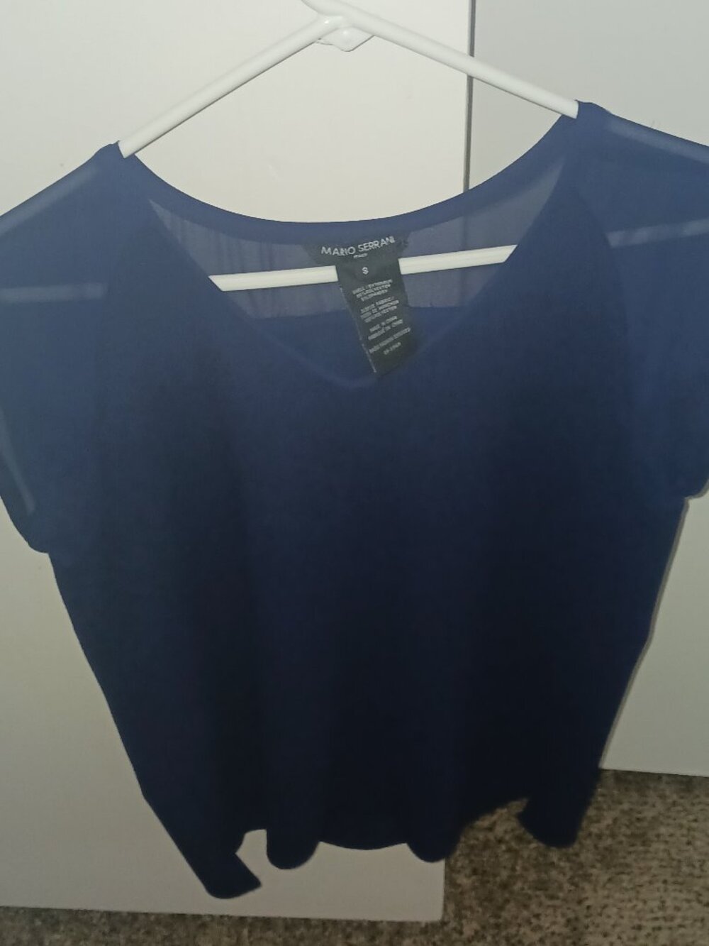 Navy blue blouse